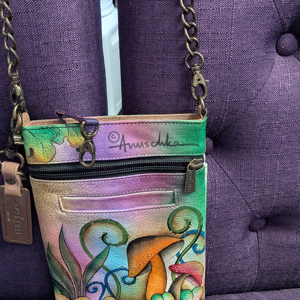 Anuschka Hand Painted Purse - Picture 2 of 6